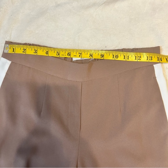 Aritzia Babaton | Lightweight Conan Pant | Nutmeg with white stripe | Size 6 - Picture 9 of 13